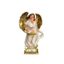 Imagem Anjo da Guarda com o Menino Jesus Resina 12 Cm