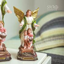 Imagem Anjo da Guarda resina 20cm importado