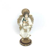 Imagem Anjo Gabriel Escultura Resina 07 cm Imagem Anjo Gabriel Escultura Resina 07 cm