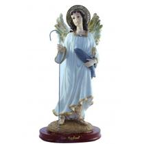 Imagem Arcanjo Rafael Escultura Resina Estátua 28 cm