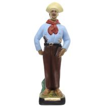 Imagem Baiano Severino de 20cm Gesso Escultura Umbanda Imagem Baiano Severino de 20cm Gesso Escultura Umbanda