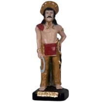 Imagem Boiadeiro Zé do Laço de 20cm Gesso Escultura Umbanda
