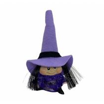 Imagem Bruxa Margot Lilás Escultura Resina 09 Cm