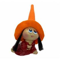Imagem Bruxa Mary Laranja Escultura Resina 11 Cm Imagem Bruxa Mary Laranja Escultura Resina 11 Cm