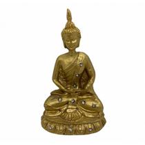 Imagem Buda Meditando Escultura Resina Estátua 13 cm Imagem Buda Meditando Escultura Resina Estátua 13 cm