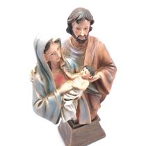 Imagem Busto Da Sagrada Família Resina 24 Cm Imagem Busto Da Sagrada Família Resina 24 Cm
