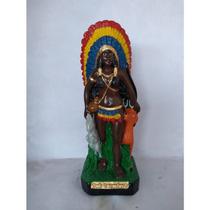 Imagem Cabocla Caçadora Jurema Escultura Estatua Gesso 20 Cm Imagem Cabocla Caçadora Jurema Escultura Estatua Gesso 20 Cm