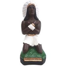 Imagem Caboclo Pena Branca Aj Escultura Gesso Estatua 20 Cm Imagem Caboclo Pena Branca Aj Escultura Gesso Estatua 20 Cm
