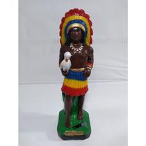 Imagem Caboclo Ventania Escultura Gesso Estatua 20 Cm Imagem Caboclo Ventania Escultura Gesso Estatua 20 Cm