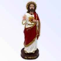 Imagem Católica Jesus Em Resina Médio - Escolha O Seu Santo