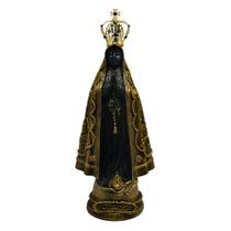 Imagem CATOLICA Nossa Senhora Aparecida Mármore Bronz GRANDE