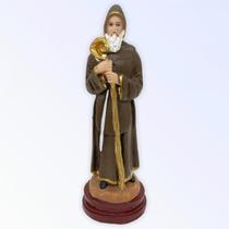 Imagem Católica São Francisco Em Resina 14 Cm- Escolha O Seu