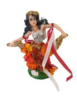 Imagem Cigana 12cm Resina Colorida