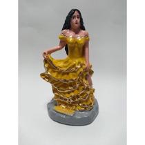 Imagem Cigana Amarela Escultura Gesso Estatua 10 Cm Imagem Cigana Amarela Escultura Gesso Estatua 10 Cm