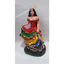 Imagem Cigana Do Amor Colorida Escultura Em Gesso 25 Cm Imagem Cigana Do Amor Colorida Escultura Em Gesso 25 Cm
