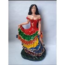 Imagem Cigana Do Amor Colorida Escultura Gesso Estatua 25 Cm Imagem Cigana Do Amor Colorida Escultura Gesso Estatua 25 Cm