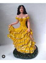 Imagem Cigana Do Ouro Escultura Gesso Estatua 25 Cm Imagem Cigana Do Ouro Escultura Gesso Estatua 25 Cm