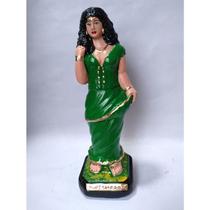 Imagem Cigana Esmeralda Escultura Gesso Estatua 20 Cm