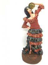 Imagem Cigana Pomba Gira 7 Saias Escultura Resina Est 23 Cm