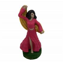 Imagem Cigana Rosa Escultura Resina Estatua 11 Cm