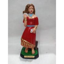 Imagem Cigana Sara Escultura Estatua Gesso 20 Cm Imagem Cigana Sara Escultura Estatua Gesso 20 Cm