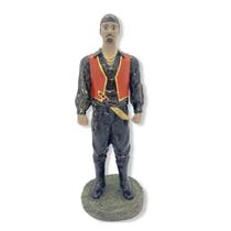 Imagem Cigano Preto Vermelho Escultura Resina Estatua 25 Cm Imagem Cigano Preto Vermelho Escultura Resina Estatua 25 Cm