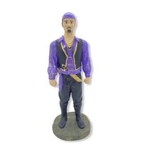 Imagem Cigano Roxo Escultura Resina Estatua 25 Cm