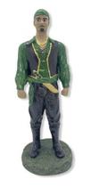 Imagem Cigano Verde Escultura Resina Estatua 25 Cm