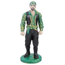 Imagem Cigano Verde Escuro Escultura Resina Estatua 15 Cm Imagem Cigano Verde Escuro Escultura Resina Estatua 15 Cm