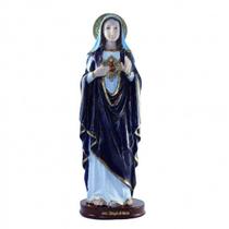 Imagem Coração Maria Escultura Resina Estátua 31 cm Imagem Coração Maria Escultura Resina Estátua 31 cm