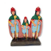 Imagem Cosme Damiao E Doum Escultura Resina Estatua 15cm Imagem Cosme Damiao E Doum Escultura Resina Estatua 15cm