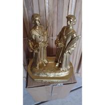 Imagem Cosme e Damiao Escultura Resina Estatua 20 Cm Imagem Cosme e Damiao Escultura Resina Estatua 20 Cm
