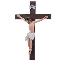 Imagem Crucifixo 39cm - Inquebrável - Imagem sacra PVC