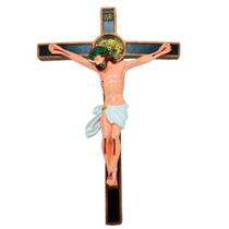 Imagem Crucifixo 70Cm C/ Medalha de São Bento Inquebrável