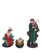 Imagem da Santa Sagrada Família de Nazaré 12cm em Resina