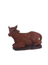 Imagem da Vaca deitada 8cm resina