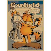 Imagem de arte de parede de pôster Garfields Anime Art 30x42cm