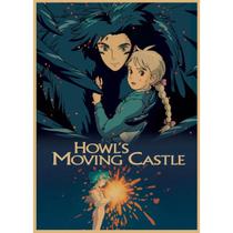 Imagem de arte de parede de pôster Howl's Moving Castles Anime Art Imagem de arte de parede de pôster Howl's Moving Castles Anime Art