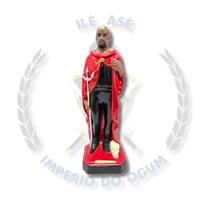 Imagem de gesso exú caveira 40cm