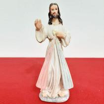 Imagem de Jesus Misericordioso de Resina - 15 cm