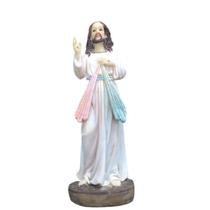 Imagem de Jesus Misericordioso em Resina- Oxalá - 10 cm Escultura - Caboclo Caeté