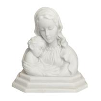 Imagem de Madona Busto de Mármore Natural 17 cm branco - ASA