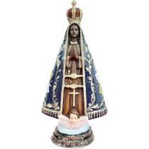 Imagem de Nossa Senhora Aparecida de Resina 30 cm Imagem Católica Decoração Estatueta Imagem de Nossa Senhora Aparecida de Resina 30 cm Imagem Católica Decoração Estatueta