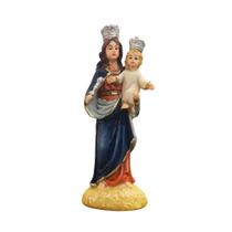 Imagem de Nossa Senhora Auxiliadora de Resina 15 cm Imagem Católica Estatueta Decoração Imagem de Nossa Senhora Auxiliadora de Resina 15 cm Imagem Católica Estatueta Decoração