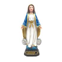 Imagem De Nossa Senhora Da Medalha Milagrosa 20 Cm Resina