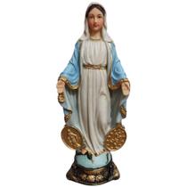Imagem de Nossa Senhora das Graças em Resina 20 cm Imagem Católica Decoração Estatueta Imagem de Nossa Senhora das Graças em Resina 20 cm Imagem Católica Decoração Estatueta