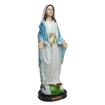 Imagem De Nossa Senhora Das Graças Resina 30 Cm Imagem De Nossa Senhora Das Graças Resina 30 Cm