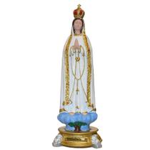 Imagem de Nossa Senhora de Fátima 40CM - Inquebrável - Imagem Sacra PVC