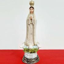Imagem de Nossa Senhora de Fátima de Resina - 30 cm