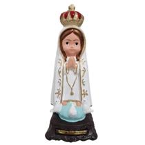 Imagem de Nossa Senhora de Fátima Infantil de Borracha Inquebrável - 16 cm Imagem de Nossa Senhora de Fátima Infantil de Borracha Inquebrável - 16 cm